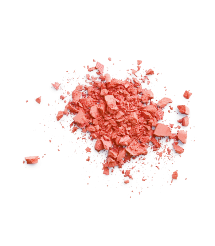 Colorete ecológico en polvo color coral