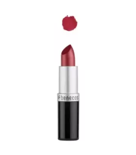 Barra de Labios ecológica 'Marry me' de Benecos en rojo vivo con toque coral.