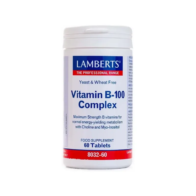 VITAMINA B-100 COMPLEX 60CAP