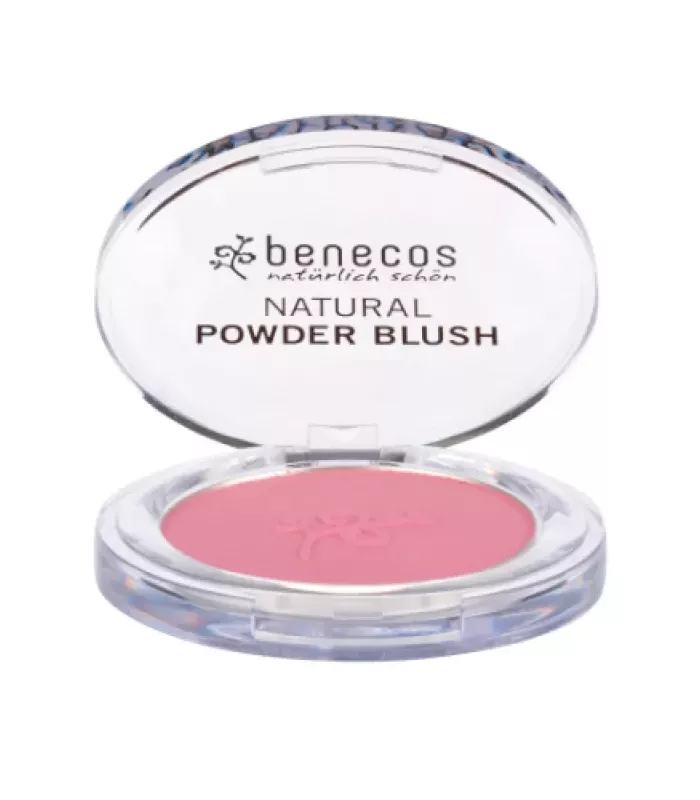 Colorete ecológico mate en color Rosado (Mallow Rose) para piel sensible