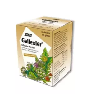 Infusión Gallexier con ingredientes naturales para mejorar la digestión.
