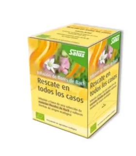 Infusión de flores de Bach "Rescate" con hierbas y esencias Cherry Plum