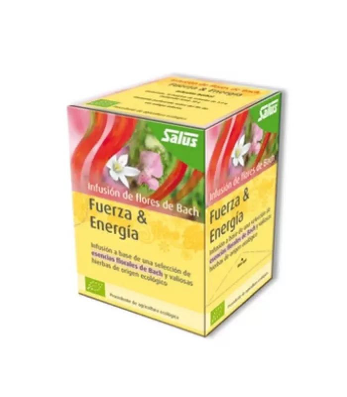 Infusión de flores de Bach "Fuerza & Energía" con hierbas y esencias Hornbeam