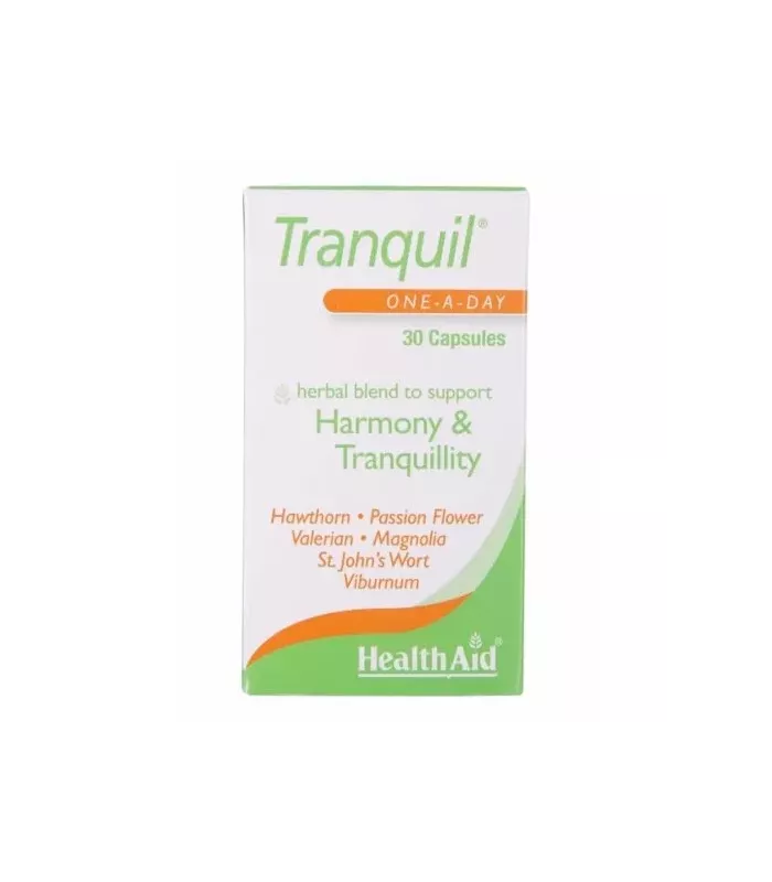 Imagen del complemento natural Tranquil de HEALTH AID