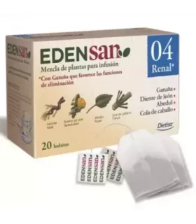 Infusión de plantas secas con Gatuña