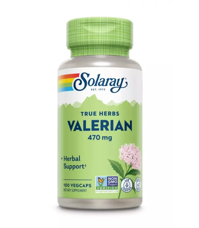 Imagen de raíz de Valeriana desecada