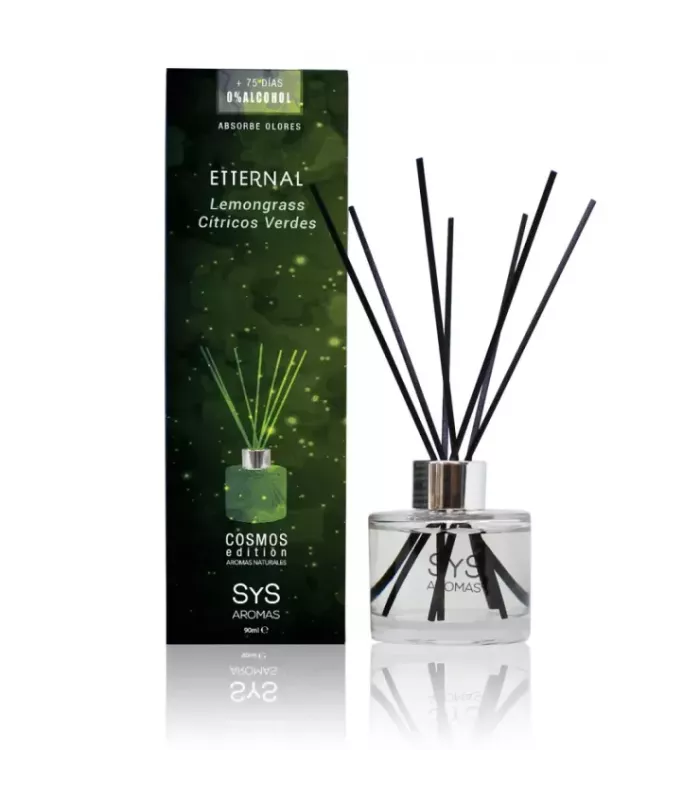Ambientador Mikado Cosmos Edition Etternal con aroma a Lemongrass y Cítricos Verdes.