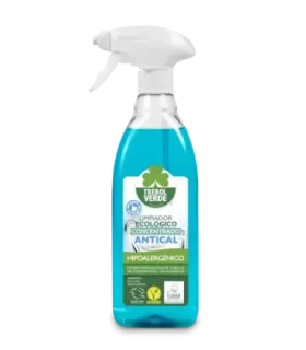 Limpiador desincrustante natural para eliminar cal de grifos y superficies.