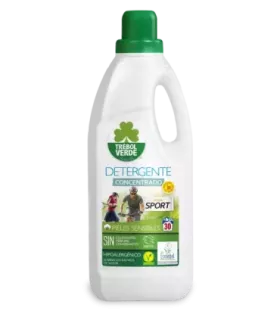 Detergente líquido ecológico para ropa deportiva