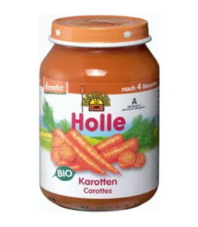 Potito de zanahoria ecológico de Holle