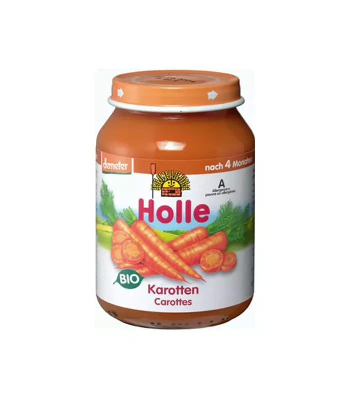 Potito de zanahoria ecológico de Holle