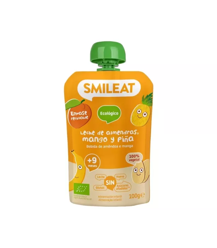 Pouch ecológico de bebida vegetal con leche de almendras