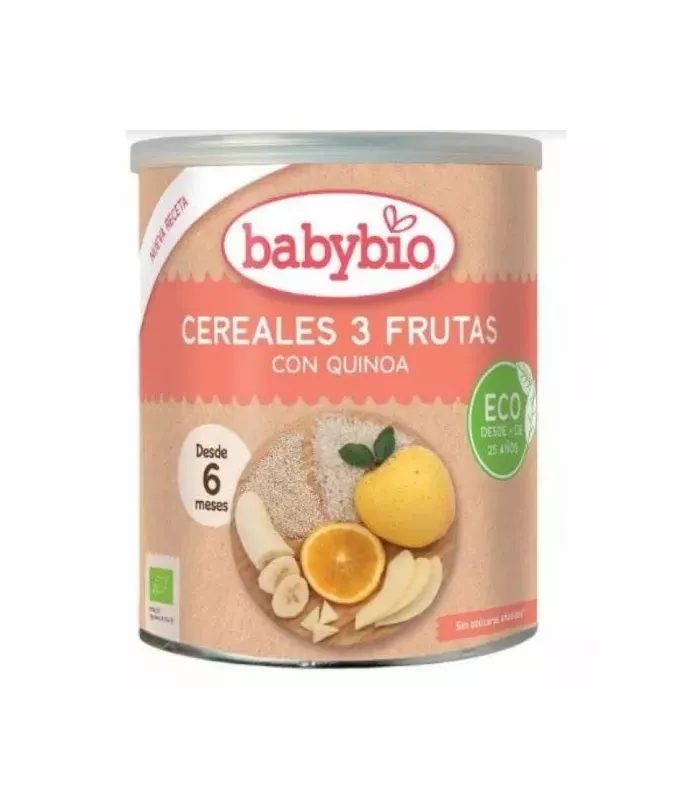 Imagen de preparado de cereales con 3 frutas bio y quinoa