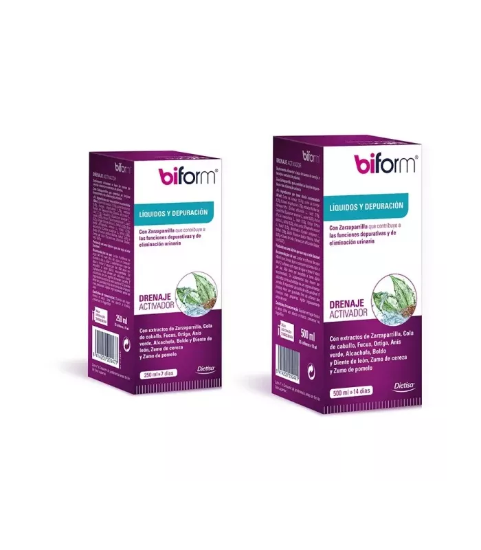 Complemento alimenticio de zarzaparrilla para la depuración urinaria.