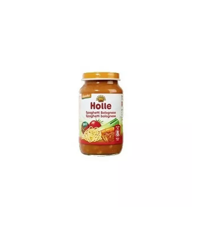 Potito ecológico de espagueti a la boloñesa de Holle