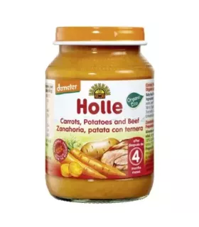Potito ecológico de zanahoria
