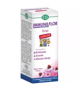 Jarabe de Equinácea inmunoestimulante para niños con Miel de Manuka y extractos naturales.