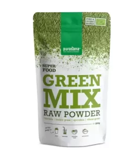 Imagen del Organic Green Mix Powder de Purasana