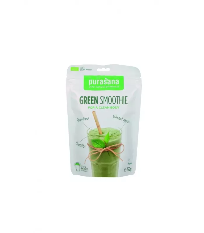 Batido verde cremoso y natural