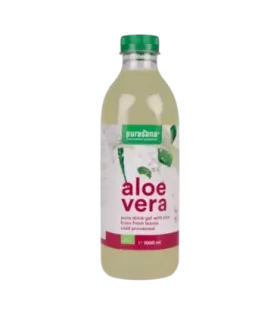 Imagen de un jugo de aloe vera prensado en frío