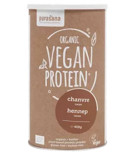 Imagen de polvo de cáñamo con 50% de proteína