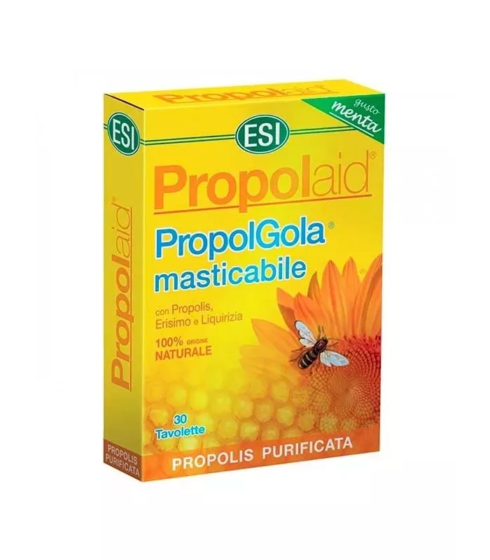Imagen de complemento alimenticio con extracto de Propóleo y aceite esencial de Menta