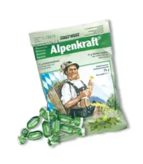 Caramelos balsámicos de hierbas de Baviera para un aliento fresco y agradable.