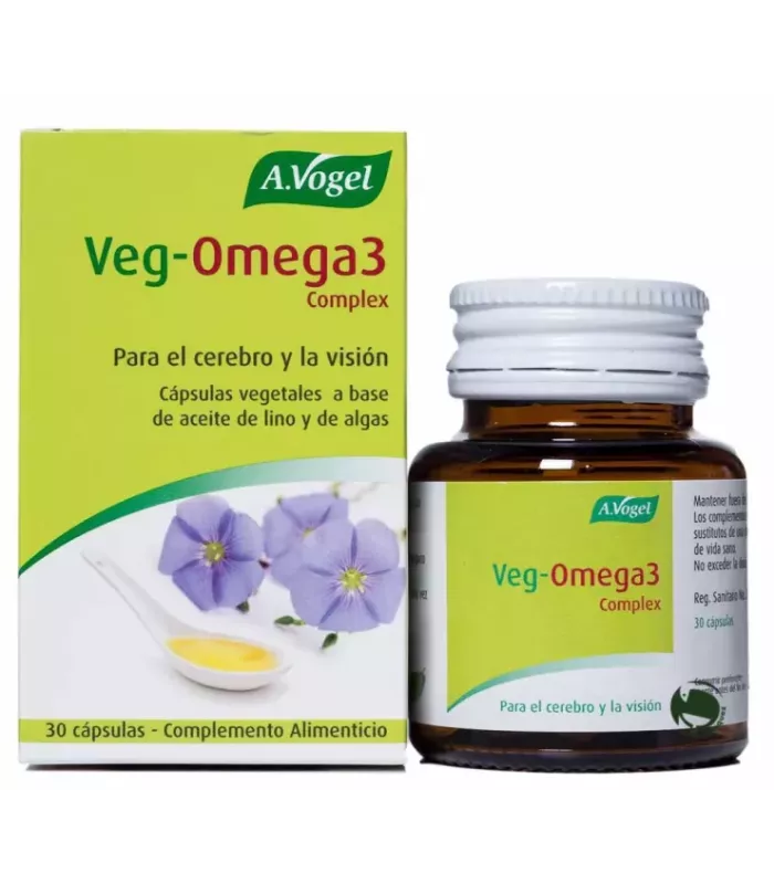 Aceite ecológico de semillas de lino y microalga Schizochytrium spp.