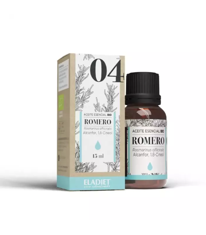 Imagen de complemento alimenticio con 100% Aceite Esencial de Romero BIO