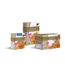 Galletas ricas en salvado de trigo para mejorar el tránsito intestinal.