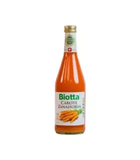 Jugo puro de zanahoria biológico
