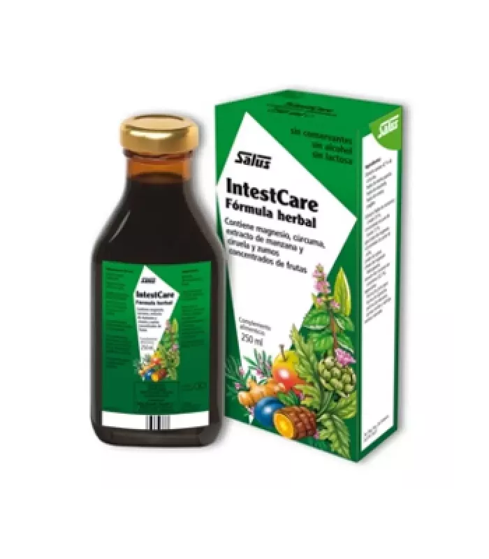 Imagen de un suplemento natural para la salud intestinal con extractos de cúrcuma