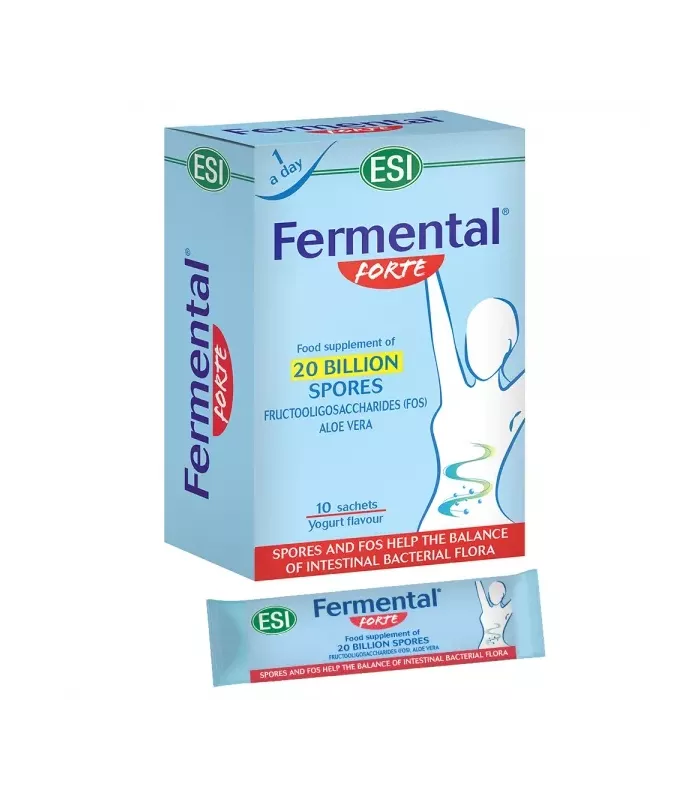Complemento alimenticio en sobres con Bacillus coagulans
