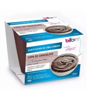 Crema sustitutiva de comida sabor chocolate para control de peso.