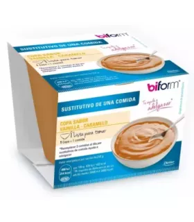 Crema sustitutiva de comidas para control de peso.