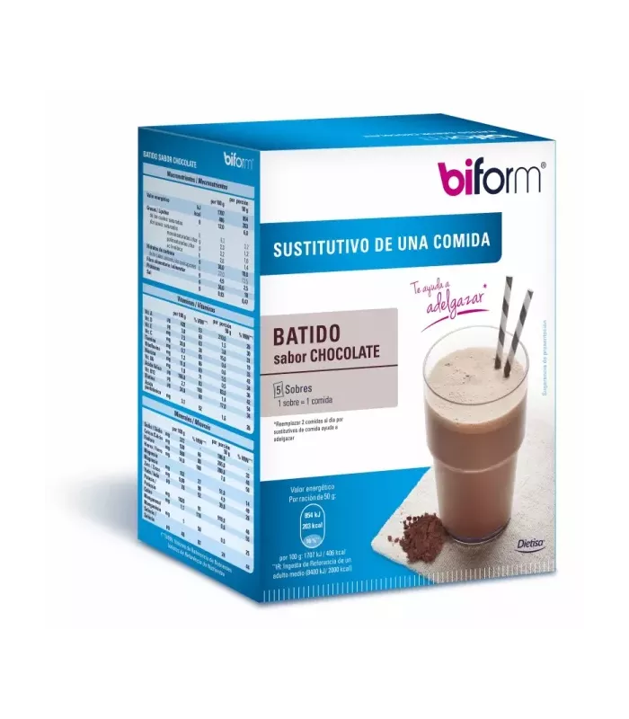 Batido hipocalórico de chocolate