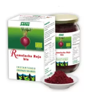 Jugo de remolacha ecológica rico en betanina