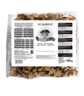 Caramelos de miel y propóleo que suavizan la garganta.