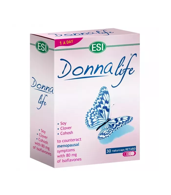 Imagen de cápsulas retard bifásicas de complemento alimenticio para la menopausia