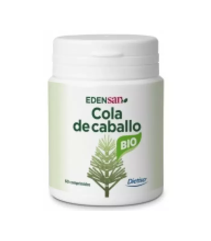 Imagen de complemento alimenticio de cola de caballo ecológica.
