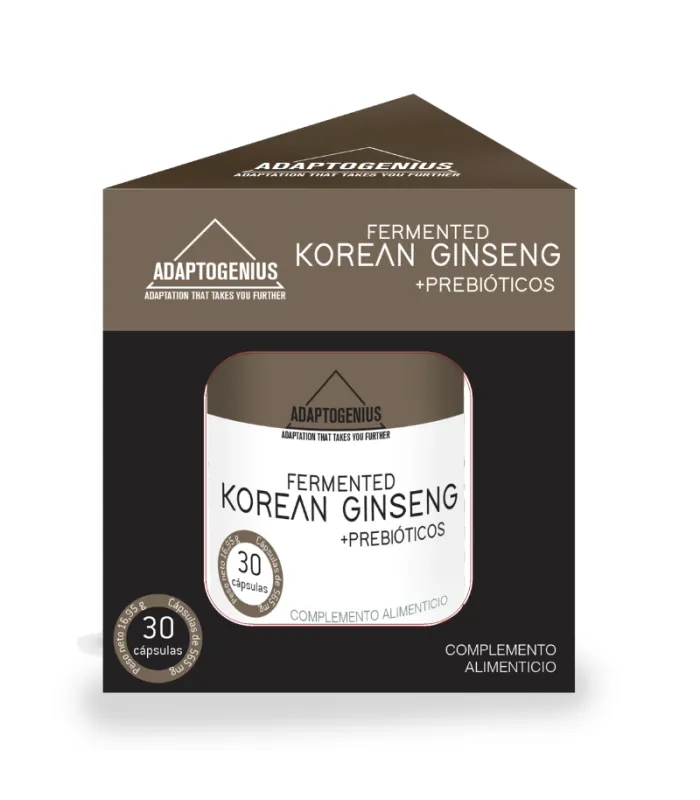 ADAPTOGENIUS GINSENG ROJO COREANO 30 CÁPS.