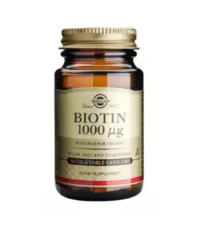 Imagen de un frasco de biotina