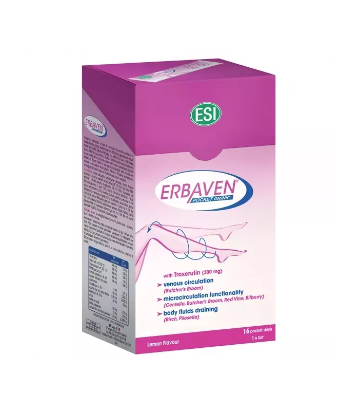 Complemento bebible drenante para piernas