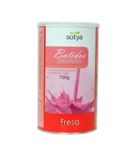 Batido saciante de fresa en envase de 700 g.