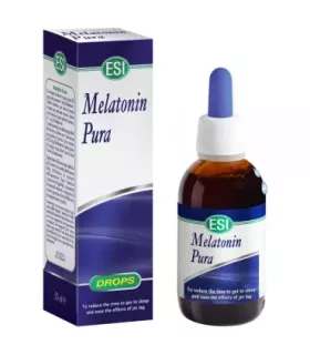 Suplemento de melatonina pura en sabor naranja roja para mejorar el sueño y aliviar el jet lag.