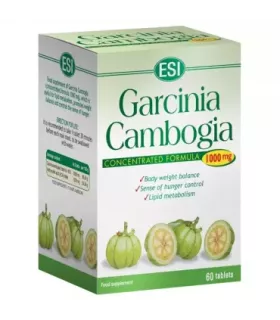 Suplemento de Garcinia Cambogia para el control del peso y la absorción de grasas.
