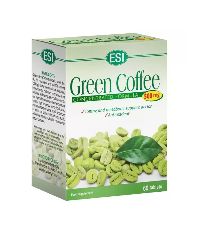 Imagen de complemento alimenticio antioxidante a base de café verde