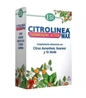 Complemento alimenticio vegetal para el metabolismo de lípidos con cafeína y extractos de Citrus Aurantium y Té Verde.
