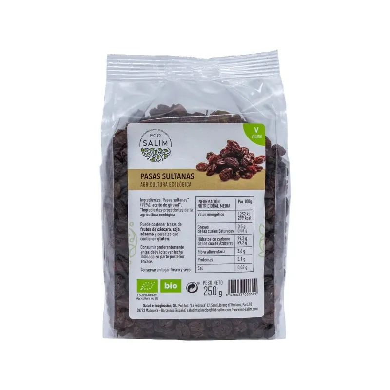 PASAS SULTANAS 250 G