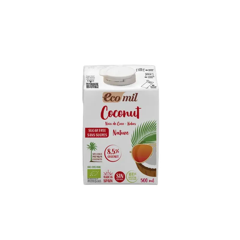 COCO NATURAL SIN AZÚCAR BIO 500 ML